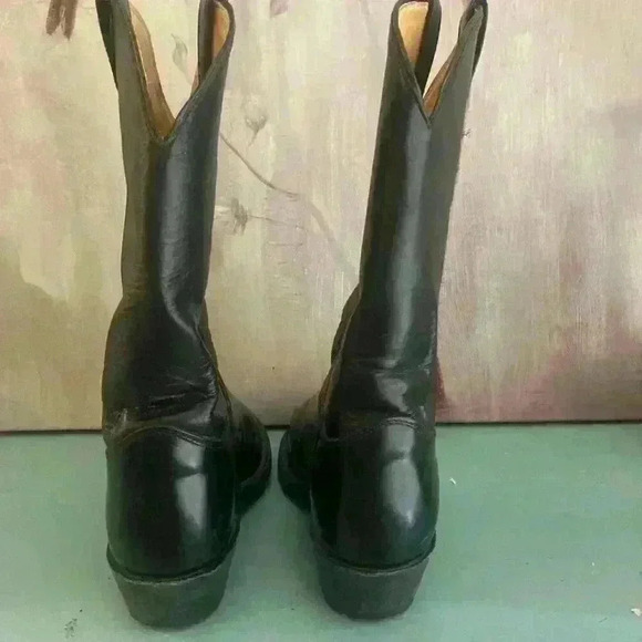 JUSTIN TOBIAS 12" WESTERN Cowboy Boot Wide Width Size 8.5 EE Style 3040 Workboot - Picture 10 of 12